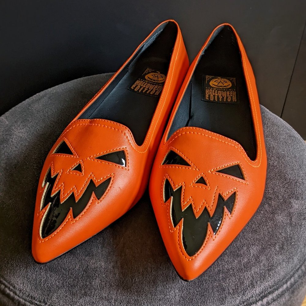 Strange Cvlt Pumpkin Flats (Never Worn)